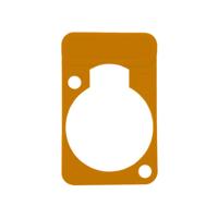 Neutrik DSS3 chassisdeel plaatje oranje - thumbnail