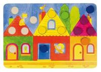 Goki kleuren dobbelspel 77-delig - thumbnail