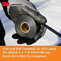 Scotch SUPER33+-19X33 Isolatietape Scotch Zwart (l x b) 33 m x 19 mm 1 stuk(s) - thumbnail