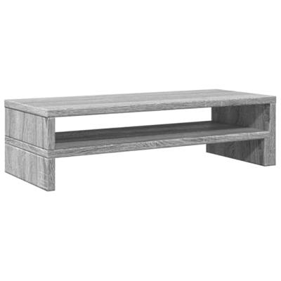 Monitorstandaard 54x22x15 cm bewerkt hout grijs sonoma eiken Monitorstandaard 54x22x15 cm bewerkt hout grijs sonoma eiken