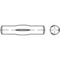 TOOLCRAFT 136483 Geleidepen met middenkerf (Ø x l) 8 mm x 40 mm Staal 100 stuk(s) - thumbnail