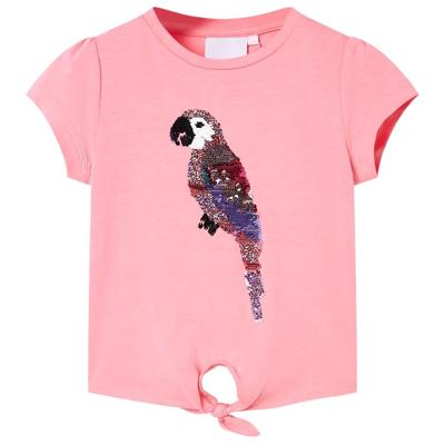 Kindershirt 104 fluorescerend roze Kindershirt 104 fluorescerend roze