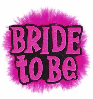 Broche zwart &apos;Bride to Be&apos;