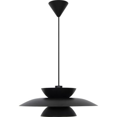 Hanglamp zwart retro modern metaal 45 cm Carmen Hanglamp zwart retro modern metaal 45 cm Carmen