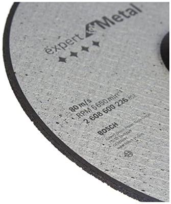 Bosch Accessoires Doorslijpschijf gebogen Expert for Metal A 30 S BF, 230 mm, 22,23 mm, 3,0 mm - 1 stuks - 2608600226 Bosch Accessoires Doorslijpschijf gebogen Expert for Metal A 30 S BF, 230 mm, 22,23 mm, 3,0 mm - 1 stuks - 2608600226
