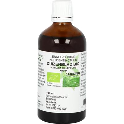 Cruydhof Achillea millefolium/duizendblad tinctuur bio 100 Milliliter
