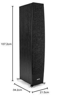 Jamo 1066709 luidspreker 3-weg Zwart 180 W