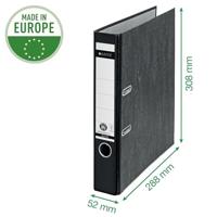 Leitz Ordner 1050 DIN A4 Rugbreedte: 52 mm Zwart Wolken 2 beugels 10505095 - thumbnail