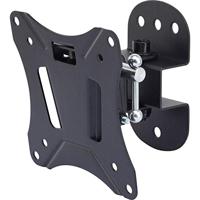 SpeaKa Professional SP-6012040 Monitor-wandbeugel 1-voudig 33,0 cm (13) - 68,6 cm (27) Zwart Kantelbaar, Zwenkbaar - thumbnail
