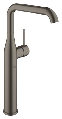GROHE Essence New Wastafelkraan Opbouw - uitloop 17.9cm - XL-size hoge draaibare uitloop - EcoJoy - brushed hard graphite 32901al1