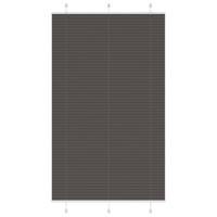 Pliss rolgordijn 120x200cm stofbreedte 119,4cm polyester zwart - thumbnail