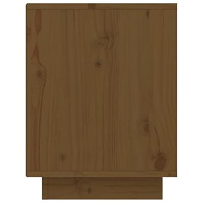 VidaXL Schoenenkast 60x34x45 cm massief grenenhout honingbruin