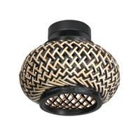 Steinhauer PlafondlampNox Light met bamboe kap Ø22,5cm - 4501ZW - thumbnail