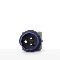 Adapter F-line Blauw Grijs 250 V - thumbnail