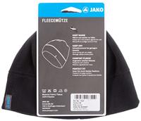 JAKO 1224K Fleece Muts Kids - Zwart - Junior - thumbnail