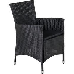 Nohr Tuinstoel 'Tawan' Wicker, kleur Zwart