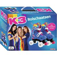 Studio 100 K3 rolschaatsen regenboog, maat 34-37 - thumbnail