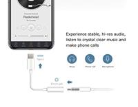 Akasa AK-CBCA27 audio kabel 0,1 m USB C 3.5mm Wit - thumbnail