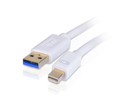 SIIG (JU-H30212-S1) Mini-DP Videodockingstation met USB 3.0 LAN-hub, wit Mini DP Dock met USB 3.0 LAN-hub, wit wit
