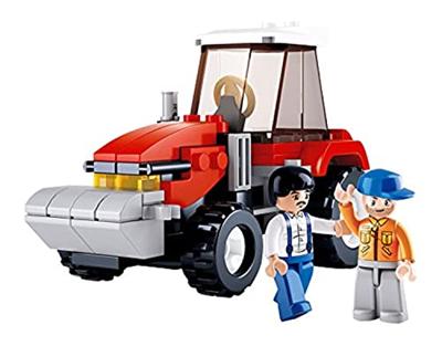 Sluban Tractor bouwstenen set (M38-B0556) - thumbnail