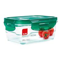 Hermetische Lunchtrommel Ibili 790406 Plastic 600 ml 16 x 12 x 6,5 cm Groen - thumbnail