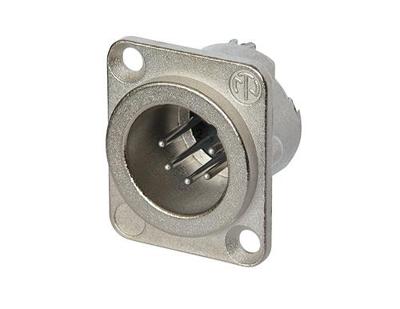 Neutrik NC5MD-LX XLR-connector Flensstekker, contacten recht Aantal polen: 5 Zilver 1 stuk(s) Neutrik NC5MD-LX XLR-connector Flensstekker, contacten recht Aantal polen: 5 Zilver 1 stuk(s)