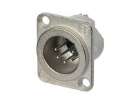 Neutrik NC5MD-LX XLR-connector Flensstekker, contacten recht Aantal polen: 5 Zilver 1 stuk(s) - thumbnail