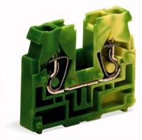 WAGO 869-357 Doorgangsklem Veerklem Groen, Geel 100 stuk(s) - thumbnail
