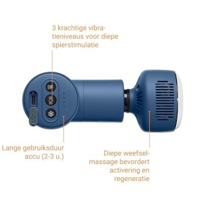 Medisana MG 600 Hot & Cold Massagegun 25 W Blauw