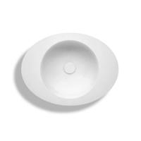 Wastafel Ideavit Solidcap 3.0 Opbouw 60x45.2x15.5 cm Solid Surface Mat Wit Ideavit - thumbnail