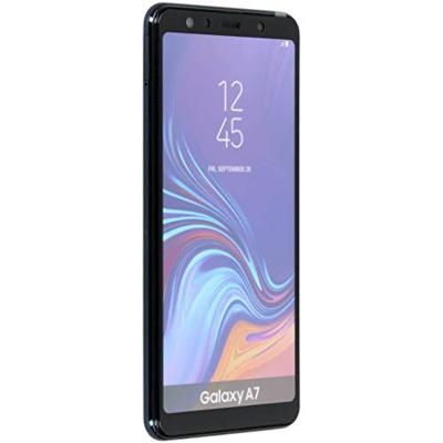 Azuri Tempered Glass flat RINOX ARMOR - zwart frame - Samsung A7 2018