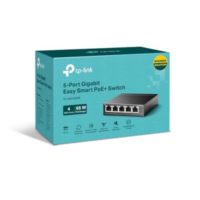 TP-Link TL-SG105PE Switch Zwart - thumbnail