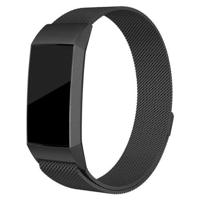 Fitbit Charge 3 Milanees Bandje Zwart - thumbnail