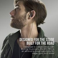 MEE audio M6 PRO In Ear oordopjes Kabel Zwart Headset, Bestand tegen zweet - thumbnail