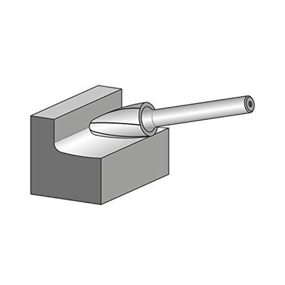 PFERD TOOLS 21218133 Freesstift Hardmetaal Ronde boog Lengte 43 mm Afmeting, Ø 3 mm Werklengte 13 mm Schachtdiameter 3 mm 1 stuks