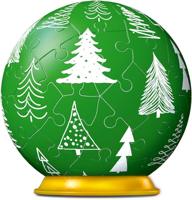 Ravensburger kerstbal groen puzzel 3D 56 stukjes - thumbnail