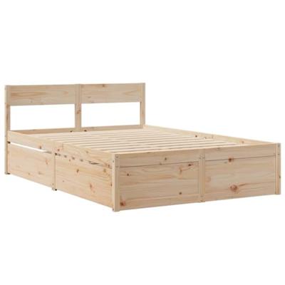 Bedframe zonder matras massief grenenhout 140x190 cm Bedframe zonder matras massief grenenhout 140x190 cm