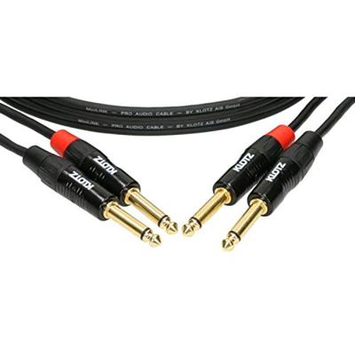 Klotz KT-JJ300 Stereo twin kabel met Jack pluggen 3 meter