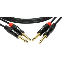 Klotz KT-JJ300 Stereo twin kabel met Jack pluggen 3 meter - thumbnail