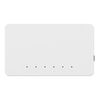 Manhattan Fast Ethernet Switch (kunststof behuizing, desktopformaat, IEEE 802.3az (Energy Efficient Ethernet)) wit 5-Port Fast Ethernet Switch wit - thumbnail
