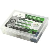 Quadrios LED-assortiment Rood, Groen, Geel, Blauw, Koud-wit, Warm-wit 3 mm 20 mA 3.0 V - thumbnail