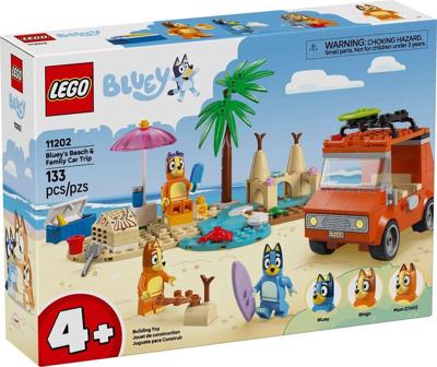 Bouwspel Lego 11202 Bluey's Beach & Family Car Trip 133 Onderdelen