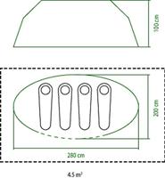 Coleman Galiano 4 tent - thumbnail
