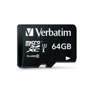 Verbatim PRO microSDXC-kaart 64 GB Class 10, UHS-I, UHS-Class 3 Incl. SD-adapter - thumbnail