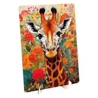 Moxy houten puzzel giraffe unieke vormen - thumbnail