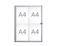 Binnenvitrine wand maulextraslim 4xa4 slot - thumbnail