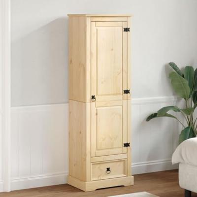 Kledingkast Corona 55x38x170 cm massief grenenhout