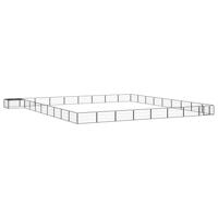 Hondenkennel 36 panelen 100x50 cm gepoedercoat staal zwart - thumbnail
