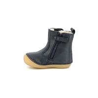 Leren laarzen Socool Cho KICKERS® 1e stappen voor jongensbaby's marineblauw - thumbnail