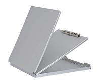 MAULcase klembordkoffer aluminium A4 staand, draait aan de onderzijde open (korte zijde) - thumbnail